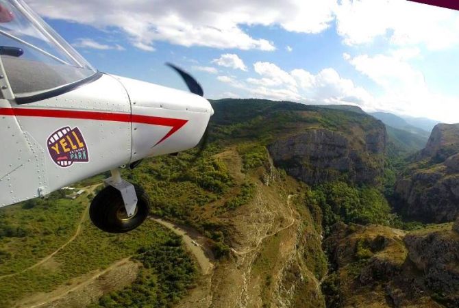 Extreme tourism lovers can fly from Stepanakert’s airport by light aircraft