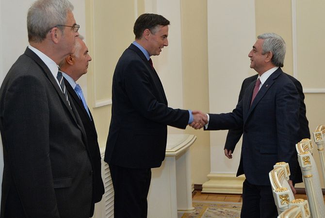 Президент Армении принял делегацию, возглавляемую председателем Комиссии по 
внешним отношениям Европейского парламента