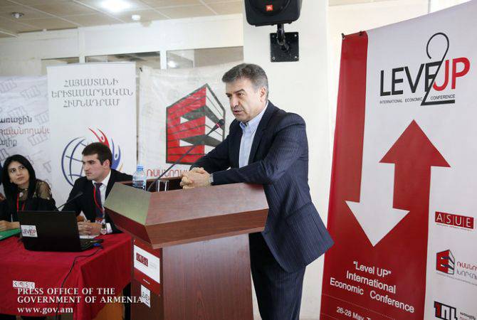 PM Karapetyan attends Level Up Int’l Students’ Conference 