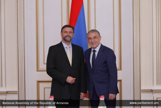 Armenian Parliament Speaker receives Czech Ambassador 