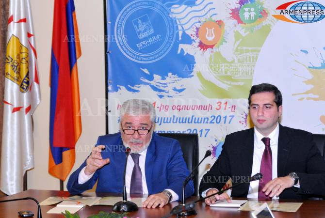 В рамках программы «Ереванское лето 2017» в столице пройдет более 60 мероприятий