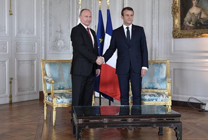 Путин и Макрон обсудили двусторонние отношения, Украину и Сирию