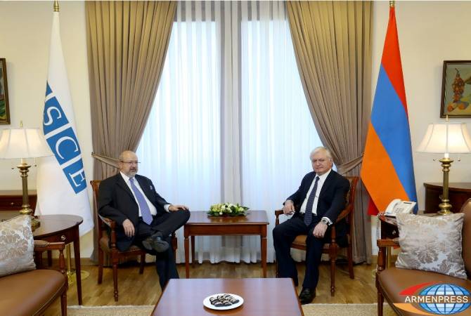 Налбандян и Заньер обсудили парламентские выборы в Армении