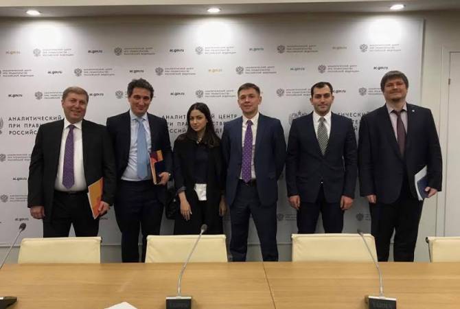 Representatives of Armenia’s Center for Strategic Initiatives visit Russia