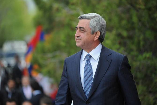 Президент Армении Серж Саргсян с рабочим визитом отправился в Республику Казахстан 