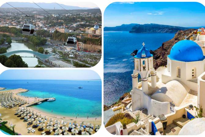 Greece, Georgia & Egypt top tourism destinations for Armenians