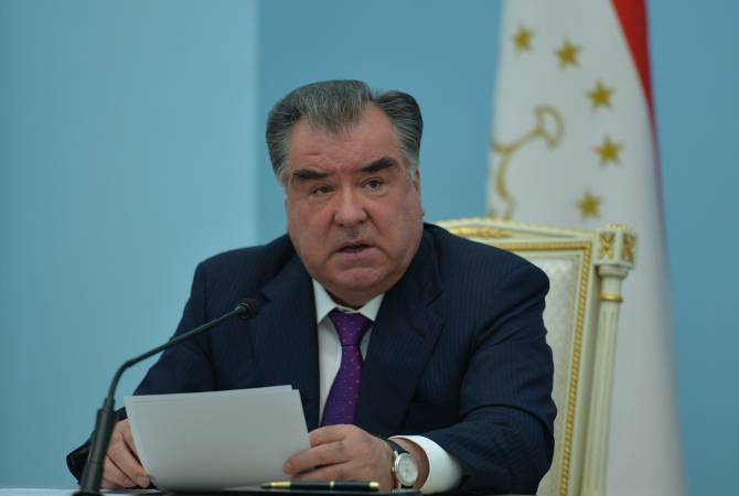 President of Tajikistan assesses negotiations as most constructive means to reach NK conflict 
settlement