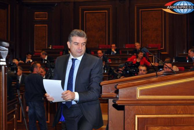 Government’s action plan based on vision to have safe, fair and smart Armenia – PM 
Karapetyan