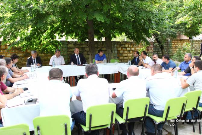 Президент Республики Арцах посетил Мартакертский и Аскеранский районы