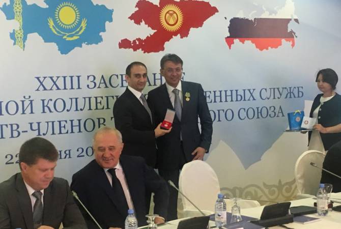 Armenia’s revenue committee chief takes part in Customs Union session in Kazakhstan 