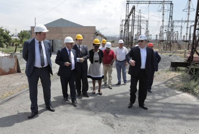 World Bank’s working group reviews ongoing reconstruction works of electricity infrastructure in 
Armenia