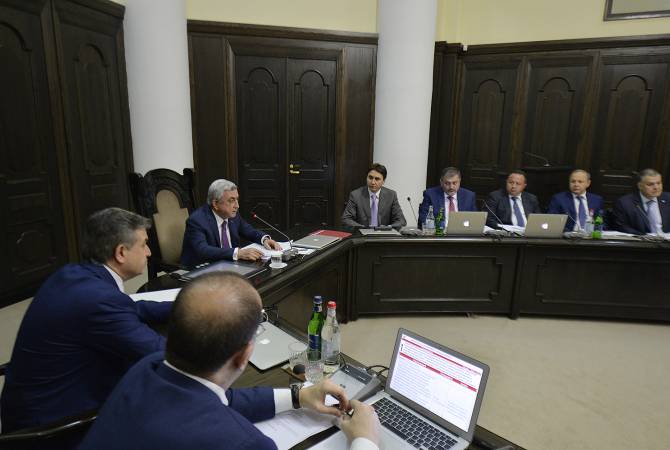 We are ready to work with all constructive forces – President Sargsyan’s speech at Cabinet 
meeting