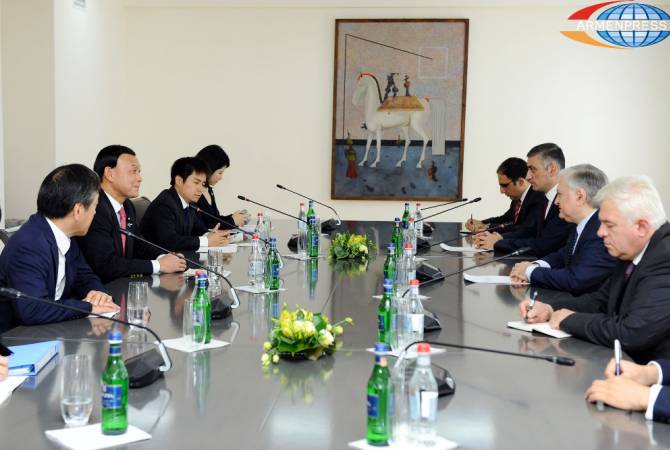 Armenia’s FM hosts Parliamentary Vice-Minister for Foreign Affairs of Japan