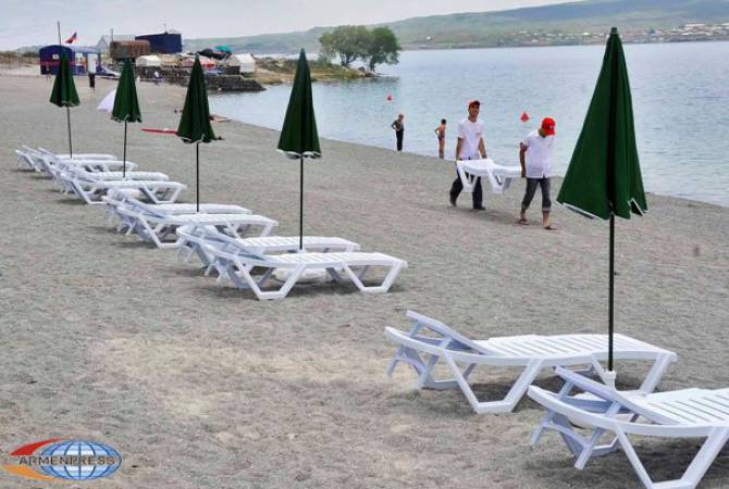 Число общественных пляжей на озере Севан увеличится на один