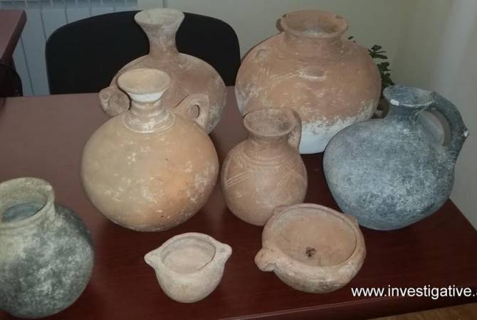 Items stolen from the mausoleums of Kapan of special historical value discovered