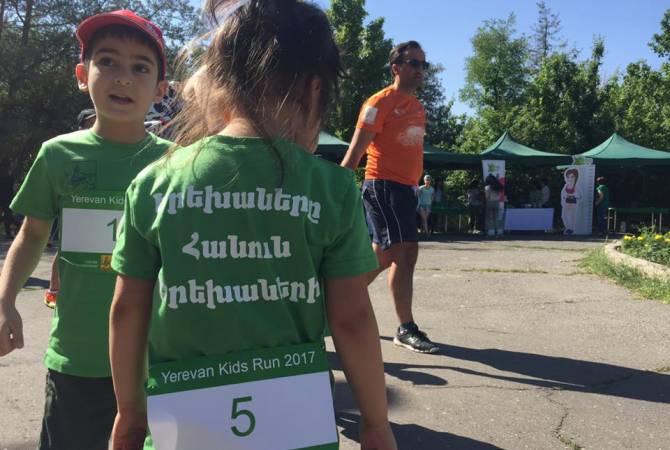 Երևանում առաջին անգամ կազմակերպվեց մանկական բարեգործական մրցավազք