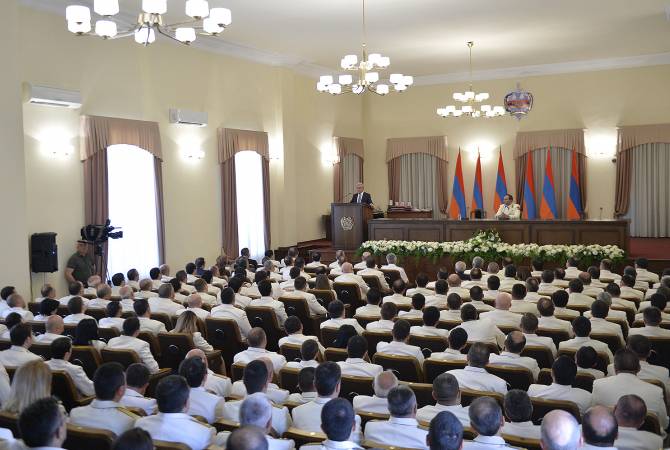 Президент Армении принял участие в торжественном заседании, посвященном Дню 
сотрудника прокуратуры