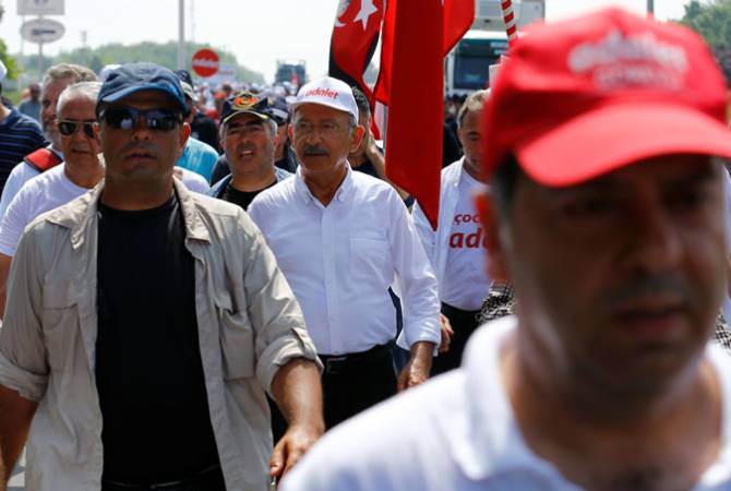 Թուրքիայի քրդամետ կուսակցությունը մասնակցել է քեմալականների «արդարության 
երթ»-ին