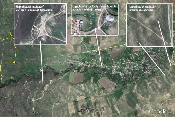Map released proving Azerbaijan’s deployment of firing post at residential village