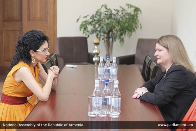 Armenian Parliament’s Vice Speaker hosts UK Ambassador