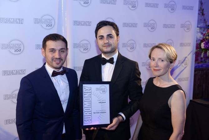 Ameriabank wins Euromoney Award for Excellence 2017 as the Best Bank of the Year in 
Armenia
