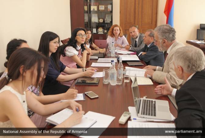 Вице-спикер НС Армении Арпинэ Оганнисян приняла представителей Венецианской комиссии