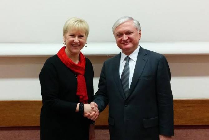 Sweden attaches importance to expanded partnership with Armenia at bilateral format