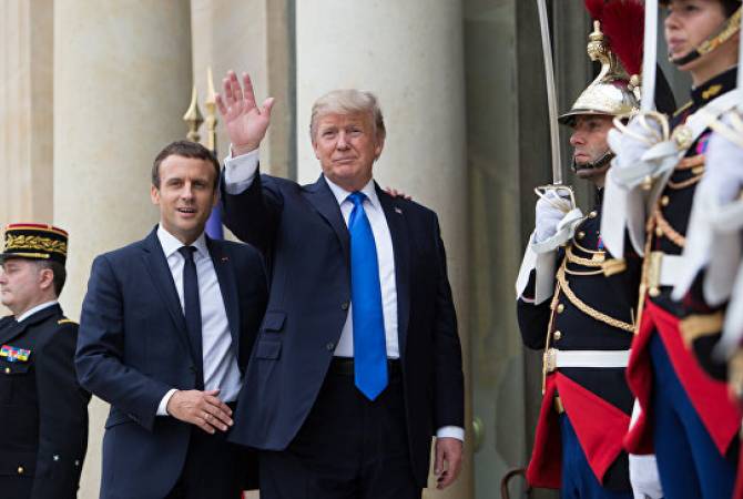 Trump, Macron discuss security cooperation 