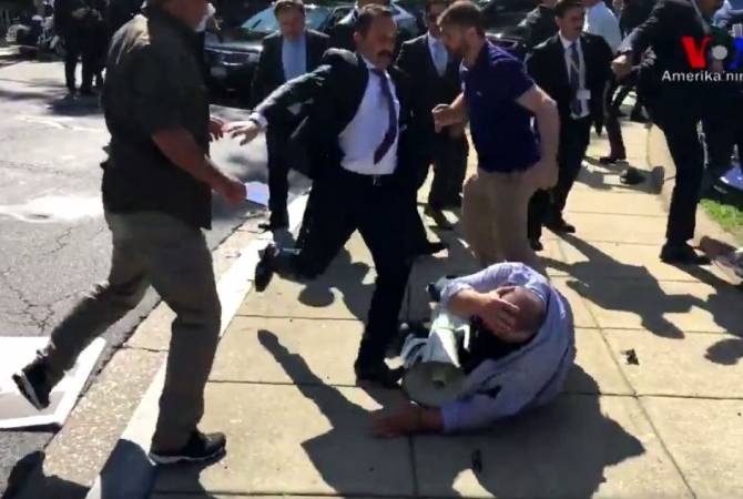Конгрессмены США примут участие в акции  пострадавших во время избиения 
охранниками Эрдогана демонстрантов