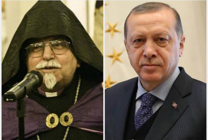 Местоблюститель стамбульского патриаршего престола Бекчян направил поздравительное  послание Эрдогану
