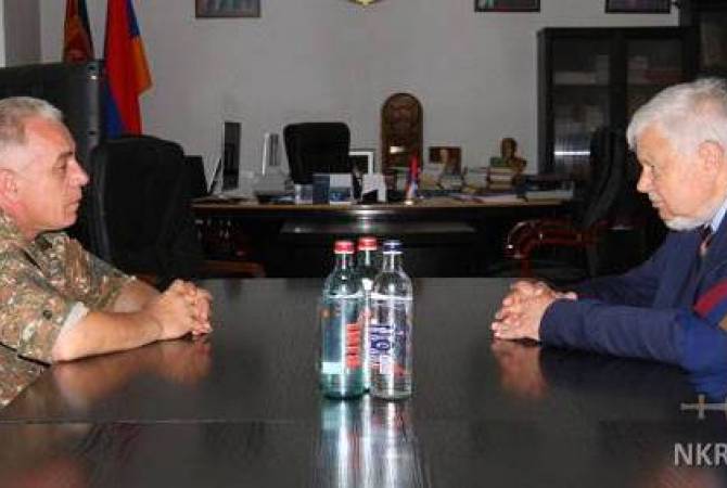 Artsakh Defense Minister, Ambassador Andrzej Kasprzyk discuss possible ways to ease tension 
in border