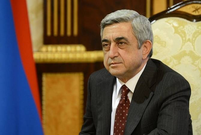 Президент Армении направил поздравительное послание Бако Саакяну