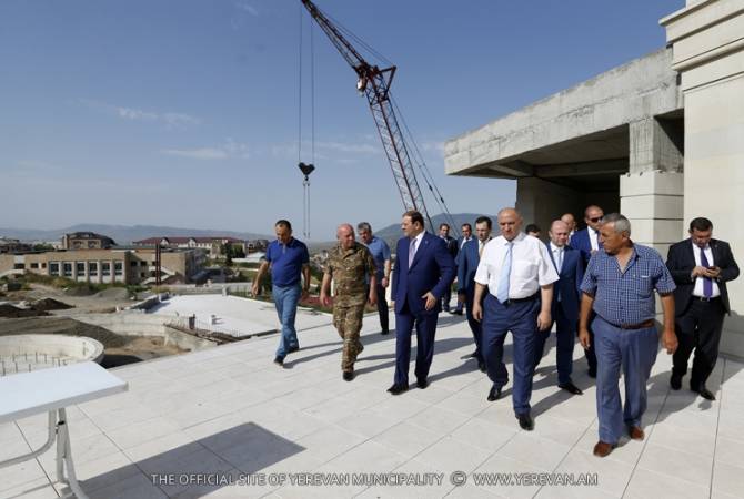 При содействии мэрии Еревана в Степанакерте продолжается строительство «Парка воинов-освободителей- Азатамартиков»