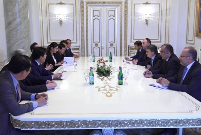 PM Karapetyan hosts delegation of Korea’s Jeollabuk-do province
