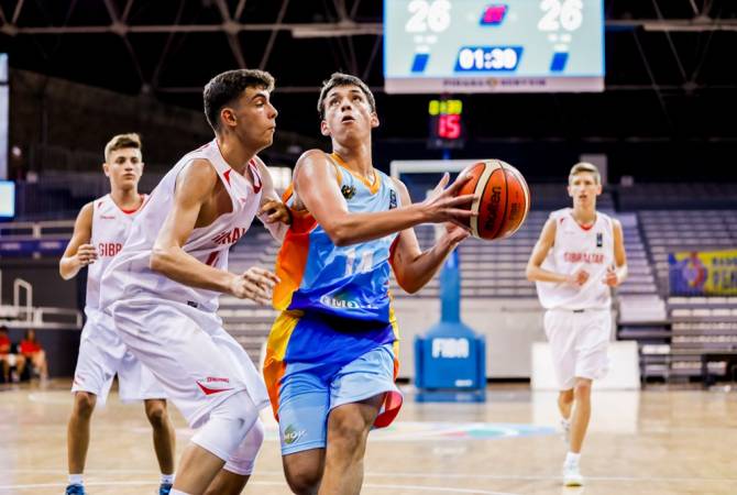 منتحب كرة سلة أرمينيا تحت 16 عاماً يتغلب على جبل طارق في بطولة أوروبا فئة ج