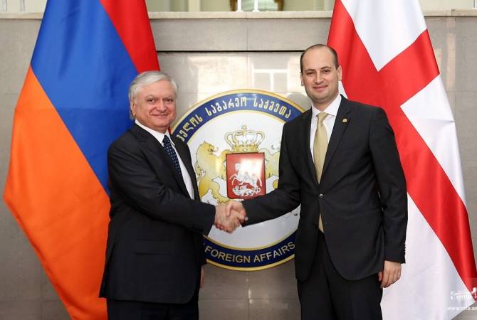 Armenia & Georgia develop relations based on common interest, Nalbandian and Janelidze 
exchange letters 