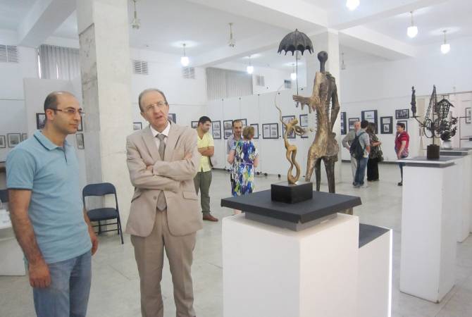 Նարեկ Սարգսյանը հանդիպել է «Քաղաքային քանդակ» ցուցահանդեսի մասնակից 
արվեստագետների հետ