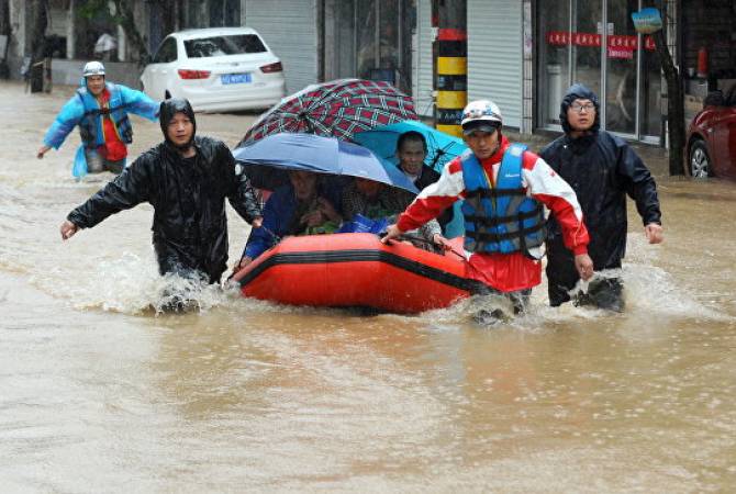 Չինաստանի Յուննյան նահանգում հորդառատ անձրևները խլել են տասը մարդու 
կյանք
