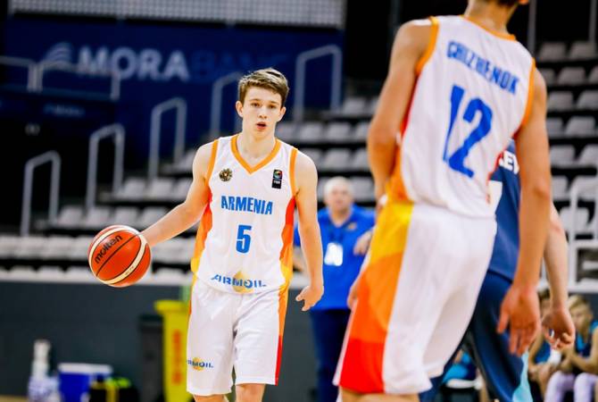 Молодежная сборная Армении по баскетболу М16 победила сборную Молдовы