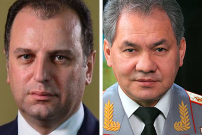 وزير الدفاع الأرميني فيكين سركيسيان سيجتمع مع نظيره الروسي سيرجي شويغو بموسكو