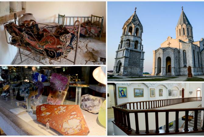 St. Ghazanchetsots church, Persian mosque, museum of unique stones: Artsakh’s Shushi key 
tourism destination