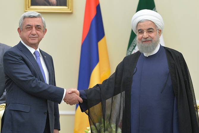 تسوية مسألة ناغورنو كاراباغ هي فقط سياسية -الرئيس روحاني في لقاءه مع الرئيس سركيسيان-