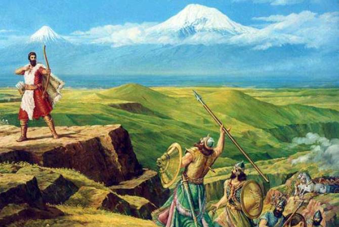 الآريون والقوميون الأرمن يحتفلون بعيد النافاسارد- يوم تغلّب الأب المؤسس للأمة الأرمنية هايك ناهابيت 
على الغازي بيل في 2456 قبل الميلاد-