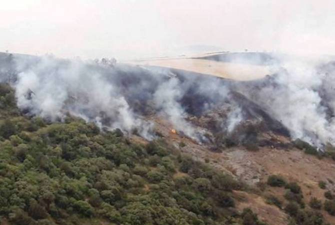 Все  опасные  очаги лесного пожара в Вайоц дзоре  потушены
