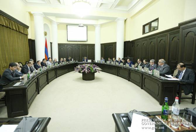 Состоялось очередное заседание правительства Армении