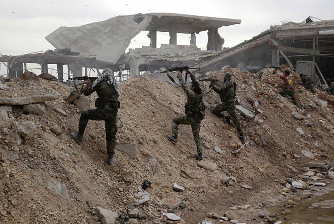 Սիրիայում կառավարական զորքերն ահաբեկիչներին շրջապատում են Աքերբաթ քաղաքի շրջանում 
