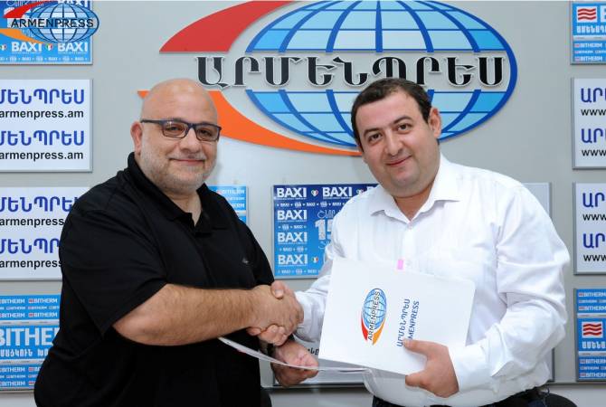 ARMENPRESS and RAG Mamoul establish cooperation platform: ARMENPRESS to have Western-
Armenian content