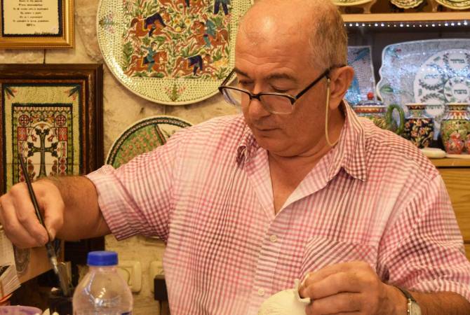 Armenian pottery in Jerusalem brings together holy city’s major religions in uniquely artistic way