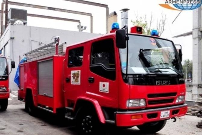 Armenia sends 8 fire engines to Georgia to participate in forest firefighting works