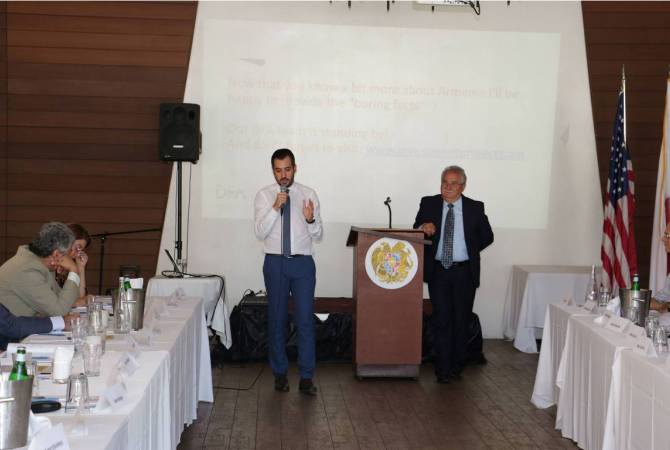 Armenia on great wave of growth: Country’s new economic agenda presented to American 
business leaders